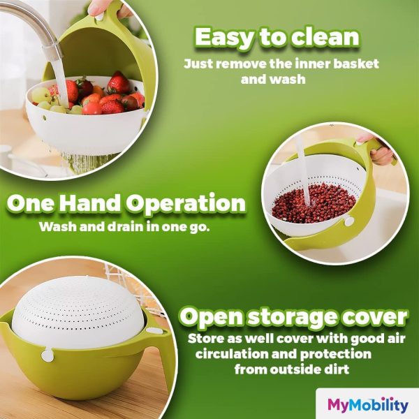 2 In 1 Vegetable Strainer Home